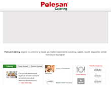 Tablet Screenshot of polesancatering.com